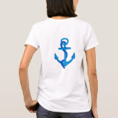 Blauwe Anker T-shirt (Achterkant)