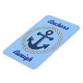 Blauwe Ankers wegen Stateroom Deur Marker Magneet (Linkerzijde)