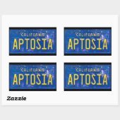 Blauwe aptosia Sticker (Vel)