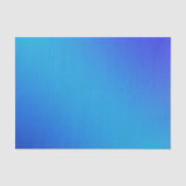 Blauwe Aqua Bright Ombre Gradient Tissuepapier (Voorkant)