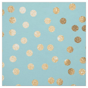 Blauwe Aqua en het Goud schitteren het Stip van de Stof