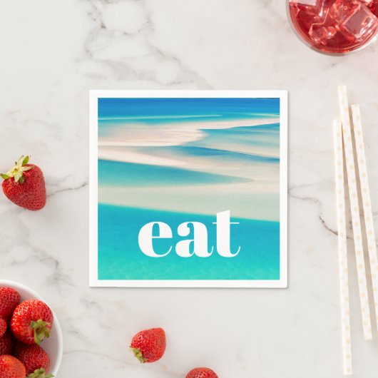 Blauwe Aqua Ocean Zee Beach Coastal Servet (Insitu)