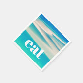 Blauwe Aqua Ocean Zee Beach Coastal Servet (Hoek)