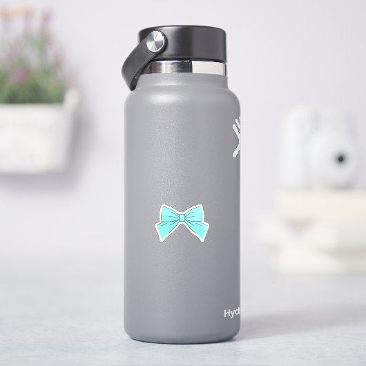 Blauwe Aqua Strik Sticker (HydroFlask)
