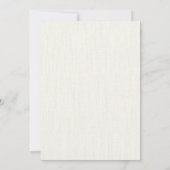 Blauwe aquarel bloementuin  save the date (Achterkant)