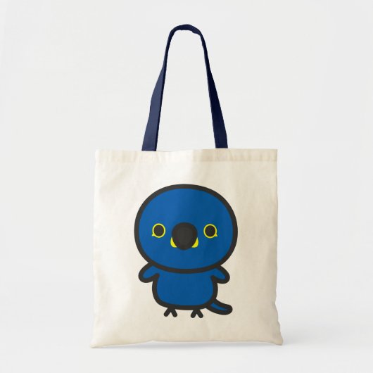 Blauwe ara tote bag (Voorkant)