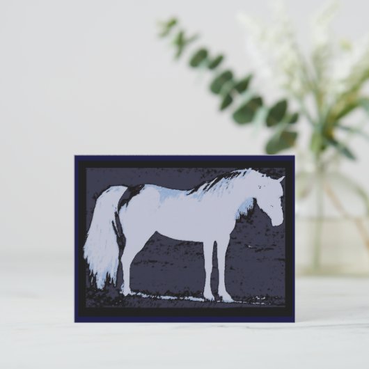 Blauwe Arabische Briefkaarten (Staand voorkant)