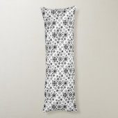 Blauwe Arabische Ecoratieve Curie Lichaamskussen (Achterkant (Verticaal))