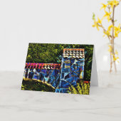 Blauwe Archway, kaart (Gele Bloem)