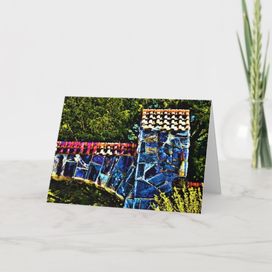 Blauwe Archway, kaart (Voorkant)