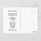 Blauwe Art Deco Ontwerp Bruiloft Receptie Briefkaart (Achterkant)