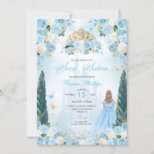 Blauwe Assepoester Sprookje Prinses Zoet Zestien