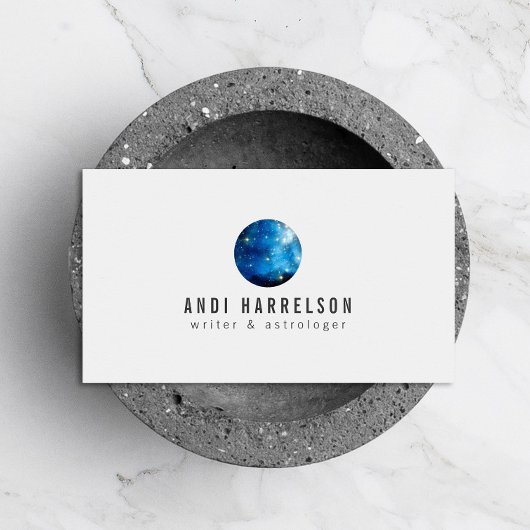 Blauwe Astrologie, Sterren, Planeet Visitekaartje