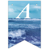  blauwe Atlantische Oceaan Vlaggetjes (Tweede vlag)