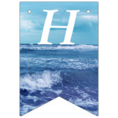  blauwe Atlantische Oceaan Vlaggetjes (Eerste vlag)