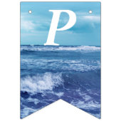  blauwe Atlantische Oceaan Vlaggetjes (Derde vlag)