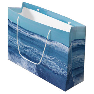 Blauwe Atlantische oceaangolven wolken hemelfoto Groot Cadeauzakje