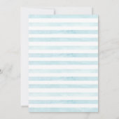 Blauwe auto | Aandrijving per Baby shower (Achterkant)