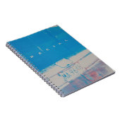 Blauwe auto notitieboek (Rechterzijde)