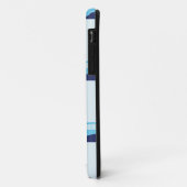 blauwe auto ' s Case-Mate iPhone case (Achterkant/links)