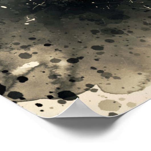  Blauwe Auto Tijdloze Automobiele Kunst Poster (Hoek)