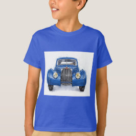 Blauwe auto uit de jaren dertig t-shirt