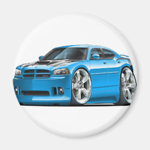 Blauwe Auto van de Bij van de Lader van Dodge de Magneet