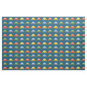 Blauwe auto's stof (Fat Quarter)