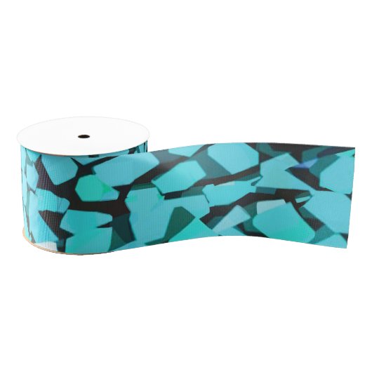 Blauwe Avalanche Grosgrain Lint (Spoel)