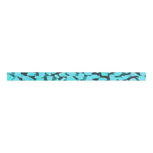 Blauwe Avalanche Grosgrain Lint (Voorkant)