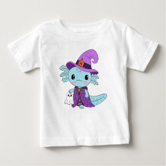Blauwe axolotl Halloween