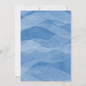 Blauwe Axolotl Schattigee Salamander Aquatic Verja Kaart (Achterkant)