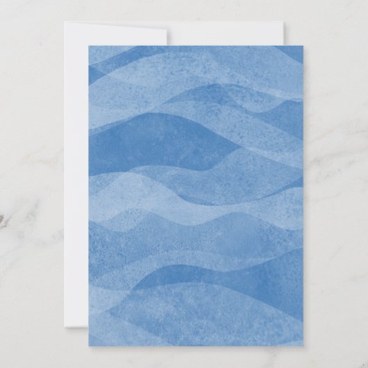 Blauwe Axolotl Schattigee Salamander Aquatic Verja Kaart (Achterkant)