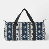 Blauwe Azteekse Print Cut Sew Tas (Voorkant)