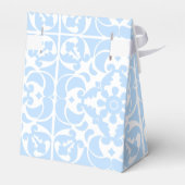 Blauwe Azulejos Portugees Spaans Mediterraan Bedankdoosjes (Achterkant)