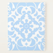 Blauwe Azulejos Portugees Spaans Mediterraan Planner (Achterkant)