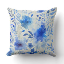 Blauwe Azure Botanische Elegantie