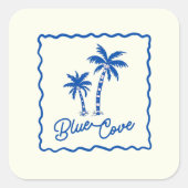 Blauwe Baai Sticker (Voorkant)