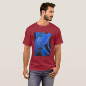 blauwe baars t-shirt (Voorkant volledig)