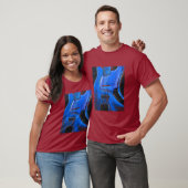 blauwe baars t-shirt (Unisex)