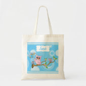 Blauwe Baby | Baby Boy Tote Bag (Voorkant)