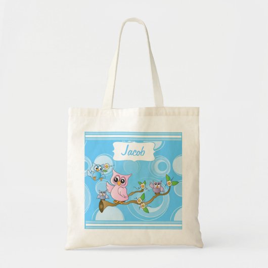Blauwe Baby | Baby Boy Tote Bag (Voorkant)