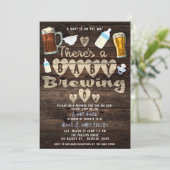 Blauwe Baby brouwerij pappa voor stelletjes Kaart (Staand voorkant)