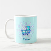 Blauwe baby buggy mok (Links)
