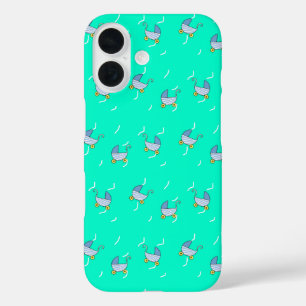 Blauwe baby iPhone 16 hoesje