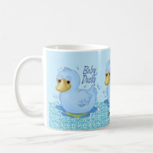 Blauwe Baby Eendje mok 
