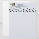 Blauwe Baby Gepersonaliseerd Briefhoofd (Voorkant / Achterkant)