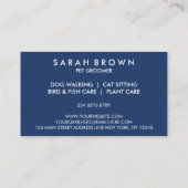 Blauwe Baby haai Visitekaartje (Achterkant)