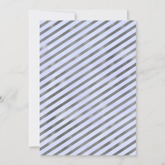 Blauwe baby het is koud buiten de Uitnodiging van  (Achterkant)