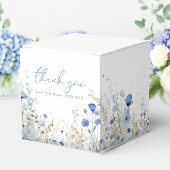 Blauwe Baby in bloesem bloemenwilde bloem Baby sho Bedankdoosjes